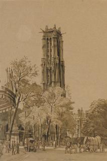 Sir Henry George Rushbury, R.A., R.W.S., - Tour Saint-Jacques, Paris
