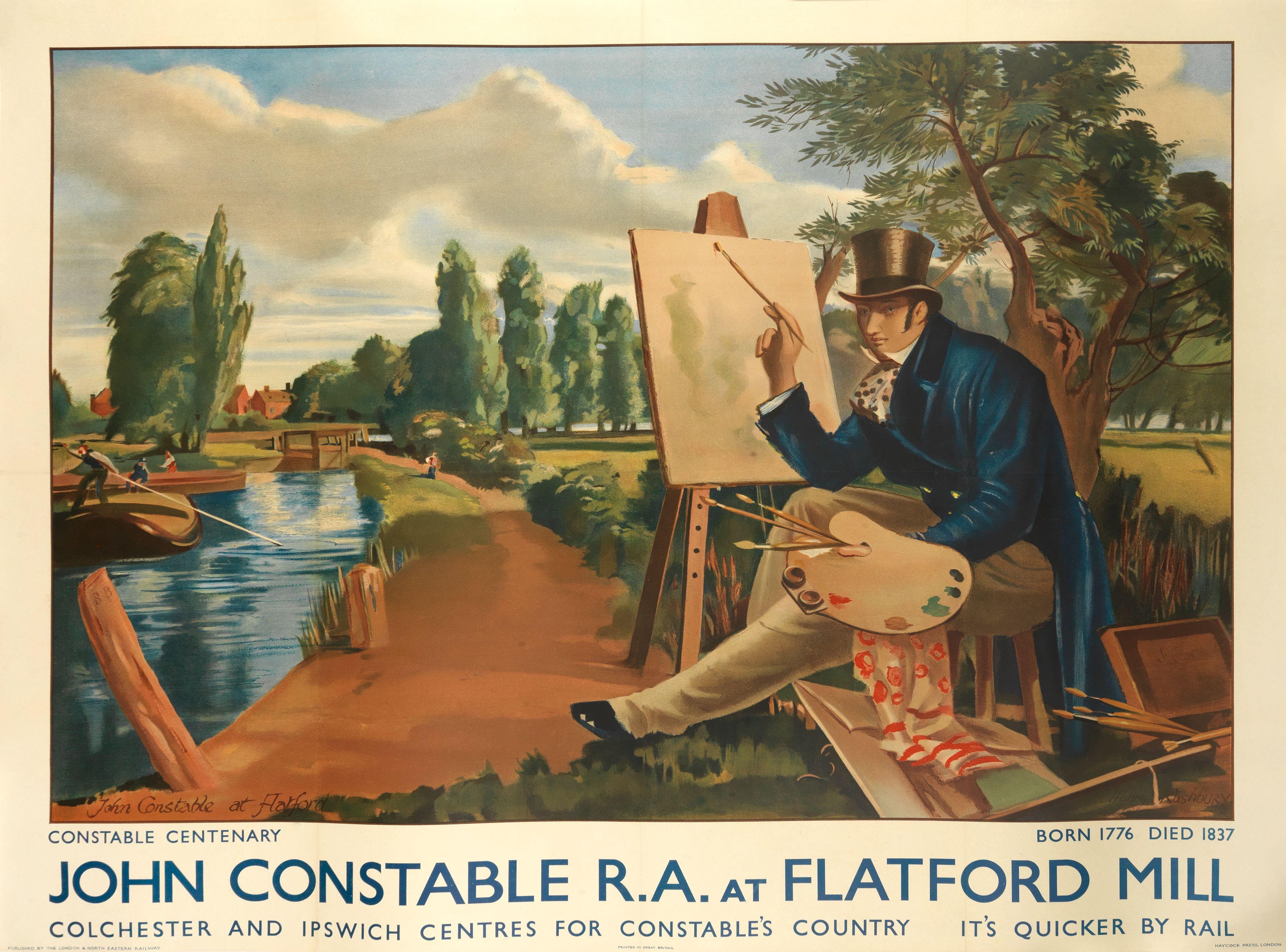 Sir Henry George Rushbury - John Constable R.A. At Flatford Mill