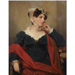 Sir Henry Raeburn R.A., P.R.S.A. - Portrait Of Mrs John Hutcheson Fergusson Of Trochraigne