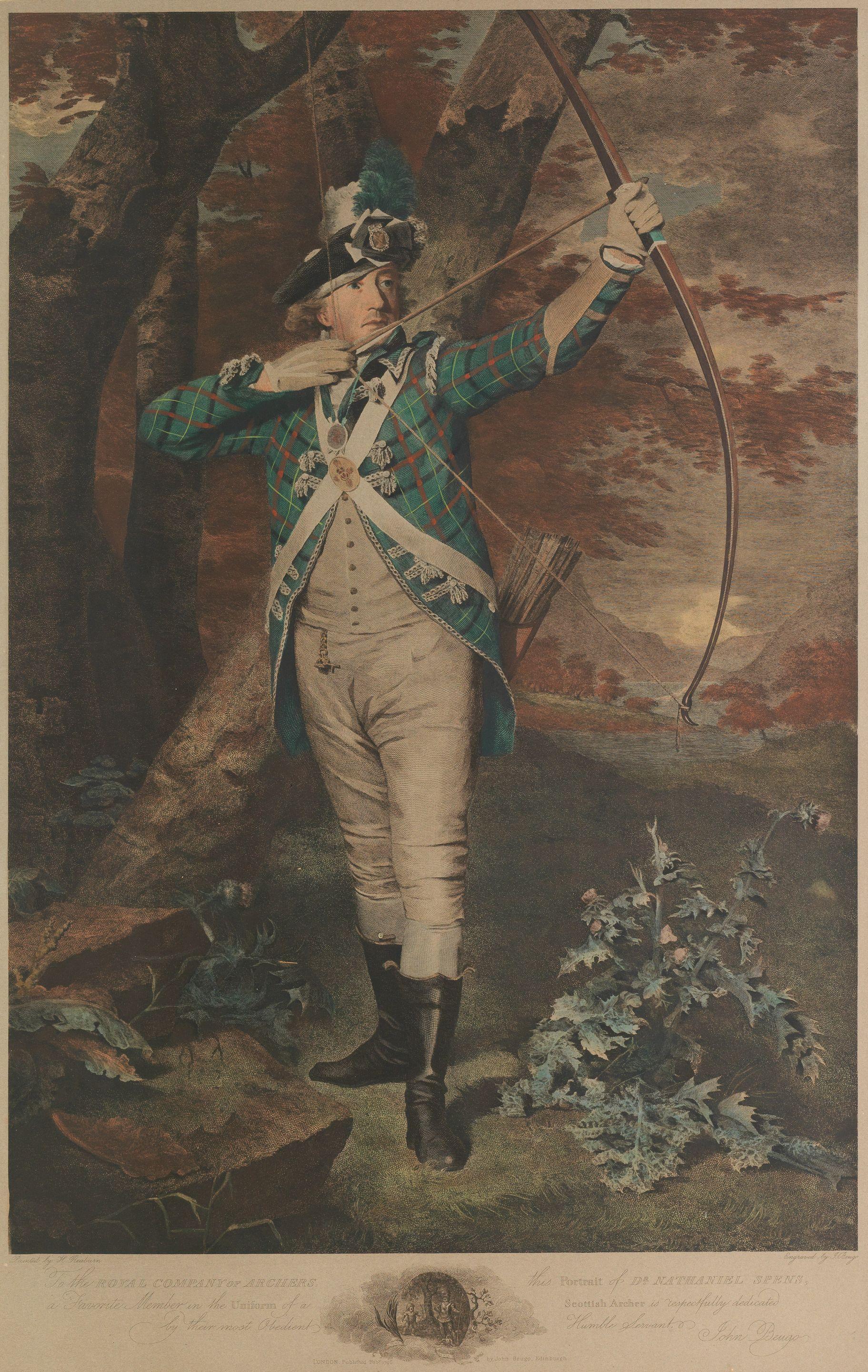Sir Henry Raeburn R.A. - Dr. Nathaniel Spens in the Uniform of the Royal Company of Archers