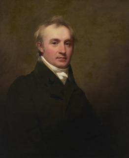 Sir Henry Raeburn, R.A. - Portrait of a gentleman, said to be the Rev. John Lockhart (1761-1842), half-length, in a black coat