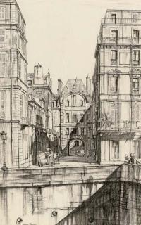 Sir Henry Rushbury, R.A., R.W.S. - Hotel Bretonvilliers, Paris