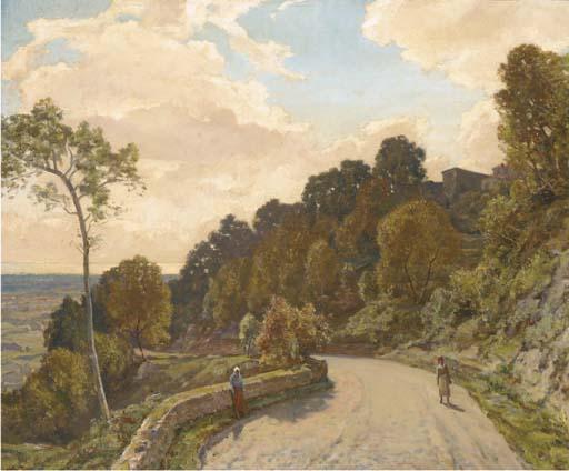 Sir Herbert Hughes Stanton - Road up to Cagnes