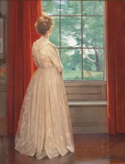 Sir Herbert James Gunn, R.A., P.R.P., N.S. - Contemplation