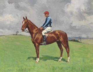 Sir Herbert James Gunn, R.A. - Before The Race