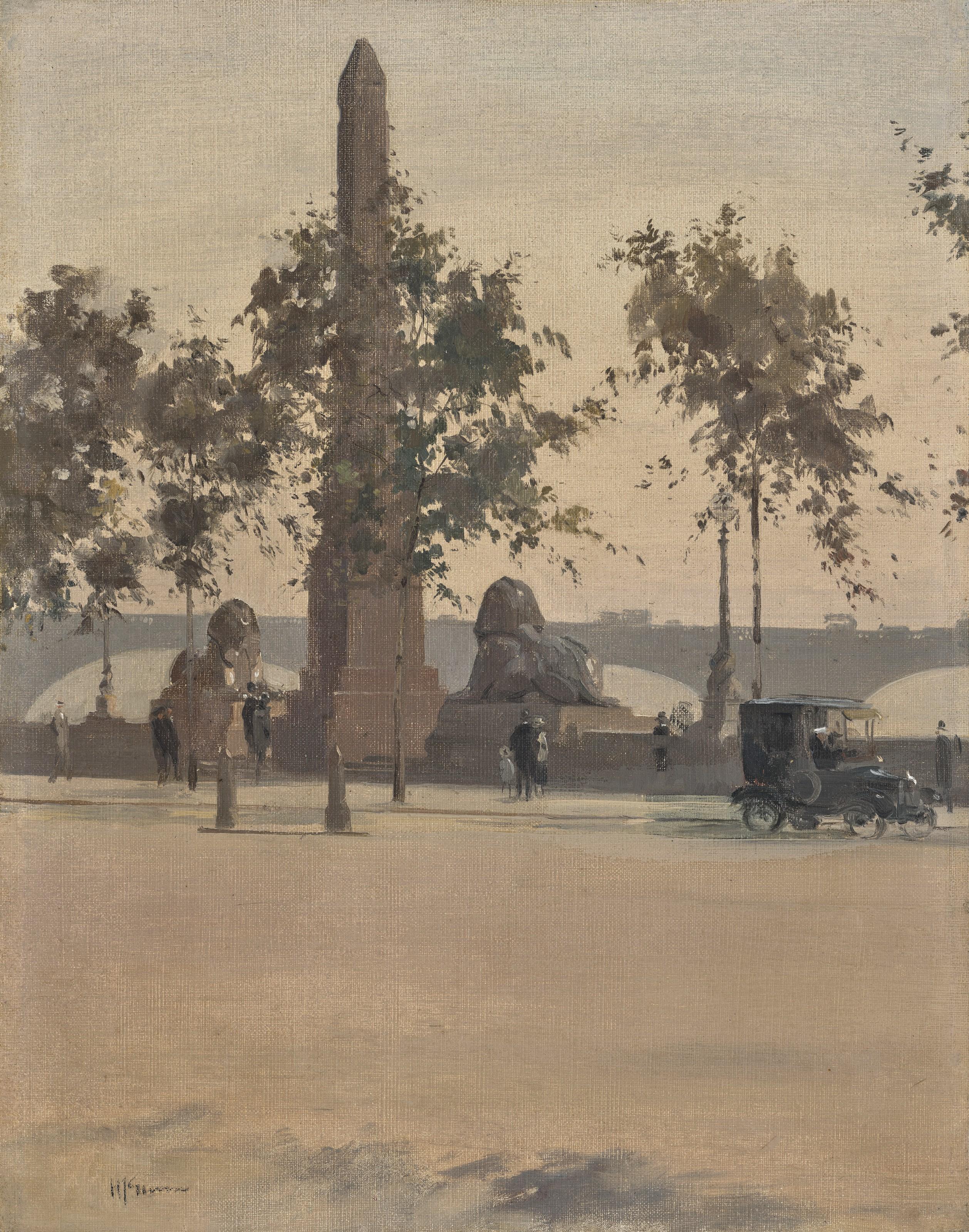 Sir Herbert James Gunn, R.A. - Cleopatra\'s Needle, London