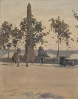 Sir Herbert James Gunn, R.A. - Cleopatra\'s Needle, London