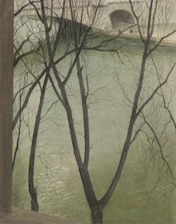 Sir Herbert James Gunn, R.A. - From a window on Quai d\'Orleans