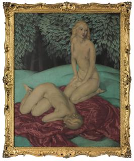 Sir Herbert James Gunn, R.A. - Nude study