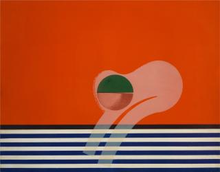 Sir Howard Hodgkin - Girl on a Sofa, from 5 Rooms
