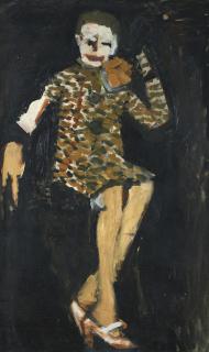 Sir Howard Hodgkin - Portrait Of Mrs Wall