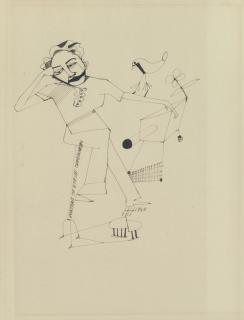 Sir Howard Hodgkin - Portrait Of Ropsie Oppenheim