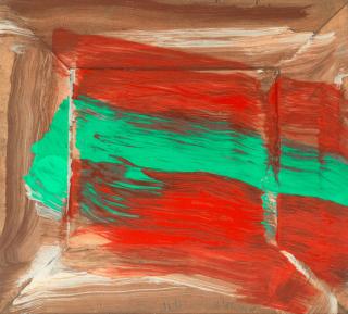 Sir Howard Hodgkin - Red Flowers