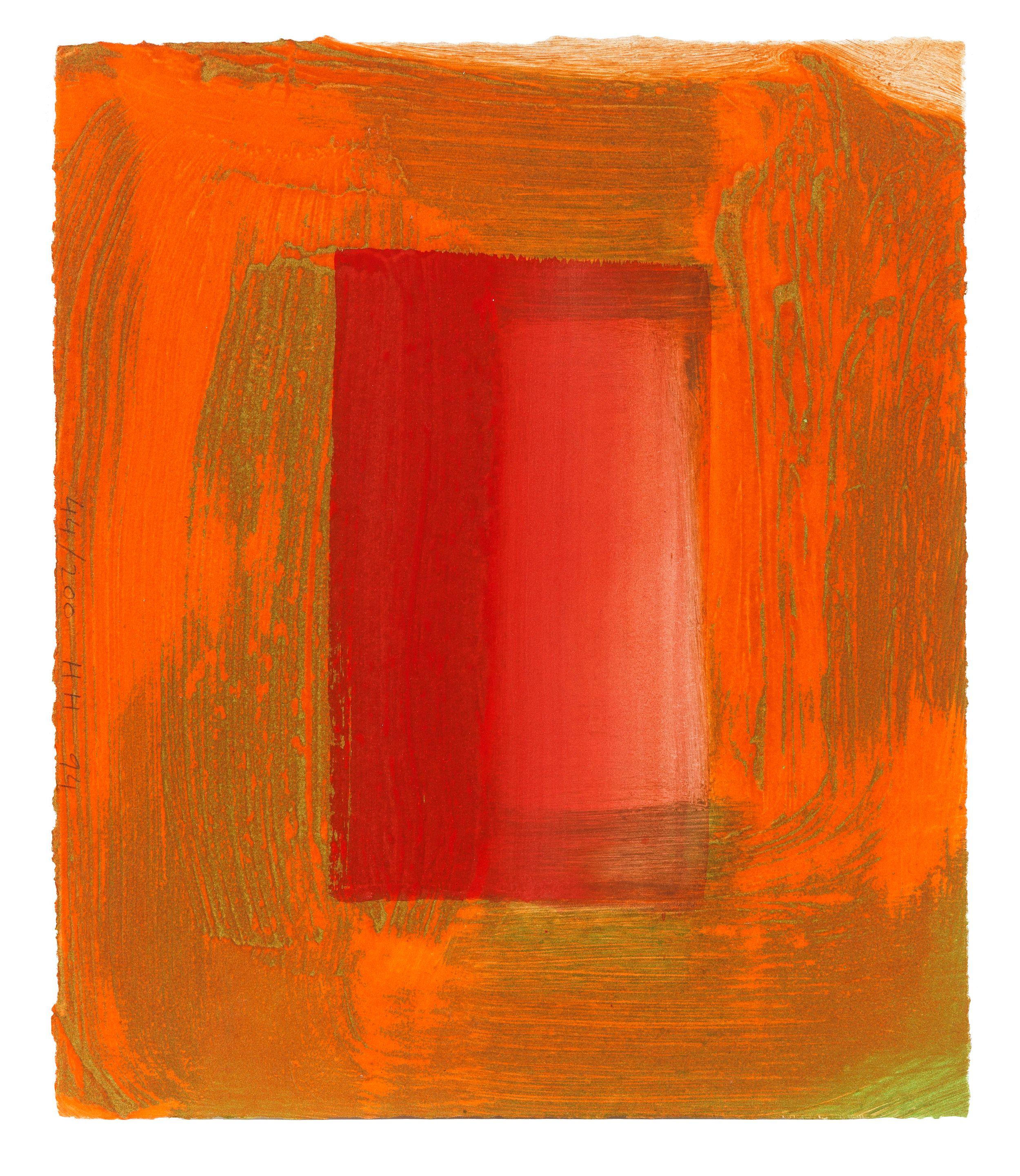 Sir Howard Hodgkin - Red Print