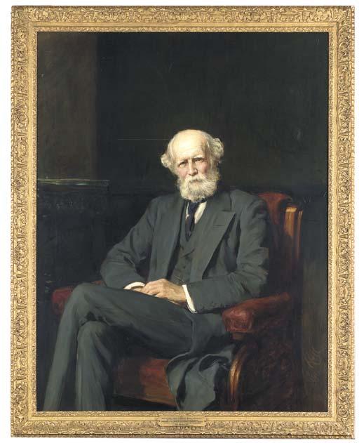 Sir Hubert von Herkomer, R.A., R.W.S. - Portrait of The Right Hon. John Lubbock, 1st Baron Avebury