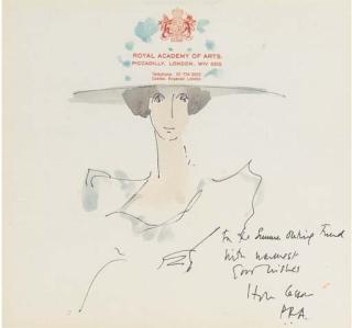 Sir Hugh Casson, C.H., P.R.A. - The Picture Hat