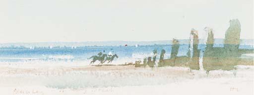 Sir Hugh Casson, P.R.A. - Exercising: Wittering Beach