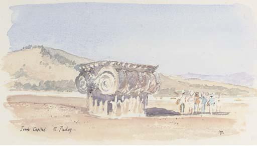 Sir Hugh Casson, P.R.A. - Ionic Capital, East Turkey