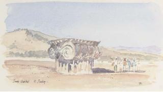 Sir Hugh Casson, P.R.A. - Ionic Capital, East Turkey