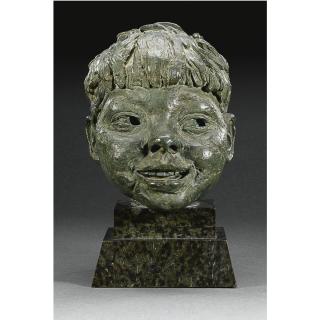 Sir Jacob Epstein - 3Rd Portrait Of Jackie (Laughing)