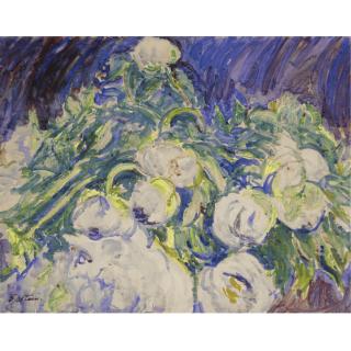 Sir Jacob Epstein - Peonies