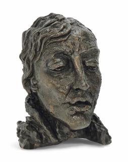 Sir Jacob Epstein - Second Portrait Of Gladys, Duchess Of Marlborough (Sketch)