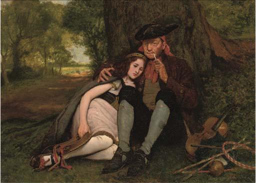 Sir James Drumgole Linton, P.R.I., H.R.S.W. - The itinerant musicians