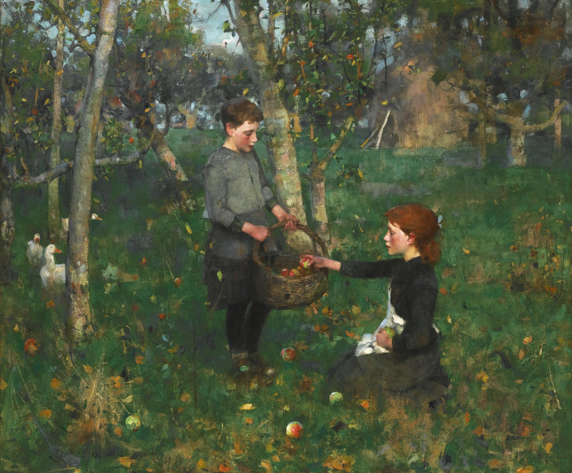 Sir James Guthrie, P.R.S.A. - In The Orchard