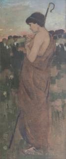 Sir James Guthrie PRSA HRA RSW LLD - The Shepherd Boy