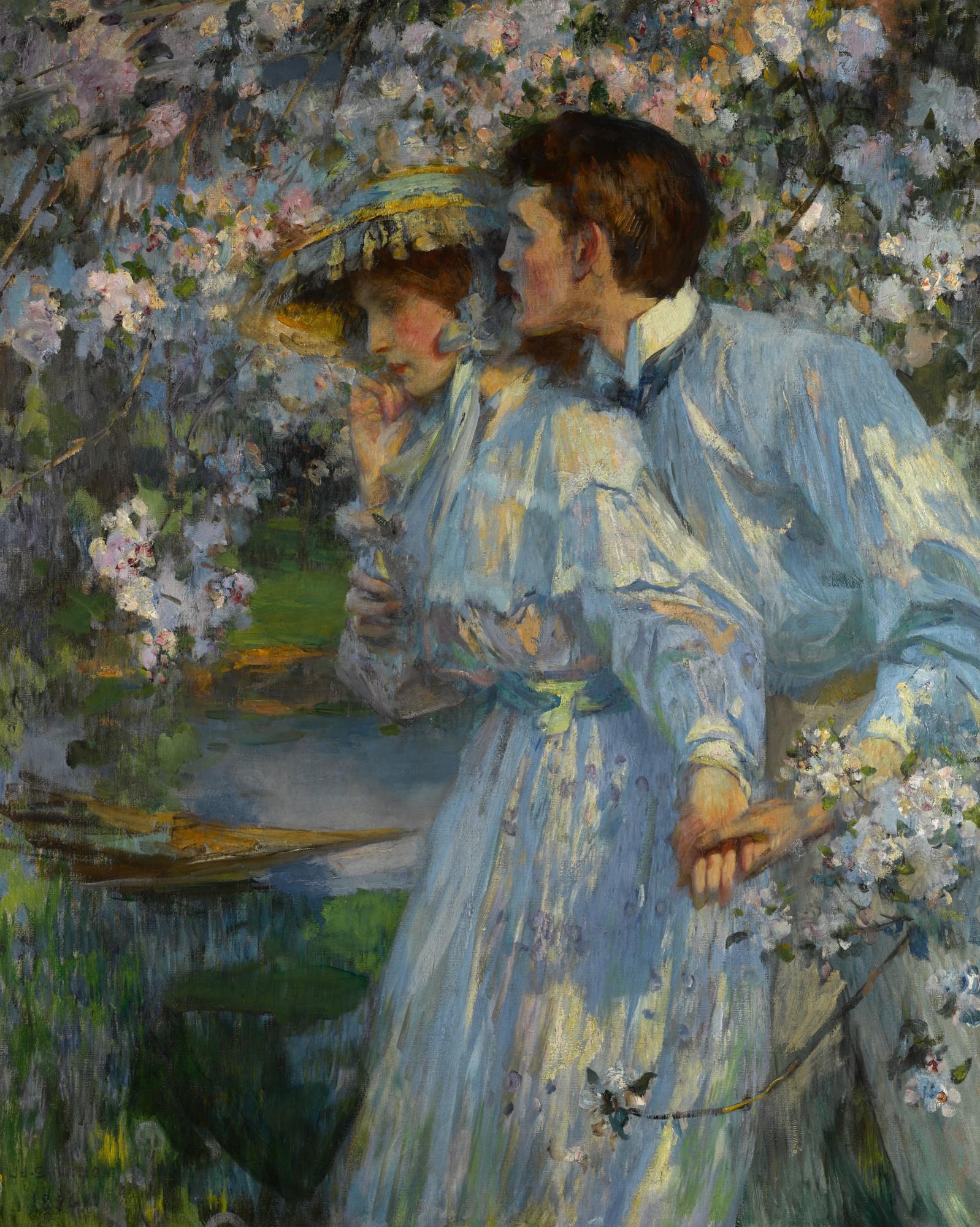 Sir James Jebusa Shannon R.A., R.B.A., R.H.A. - In the Springtime