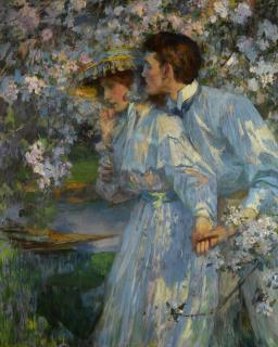 Sir James Jebusa Shannon R.A., R.B.A., R.H.A. - In the Springtime