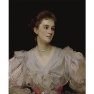 Sir James Jebusa Shannon R.A., R.B.A., R.H.A. - Portrait Of A Lady