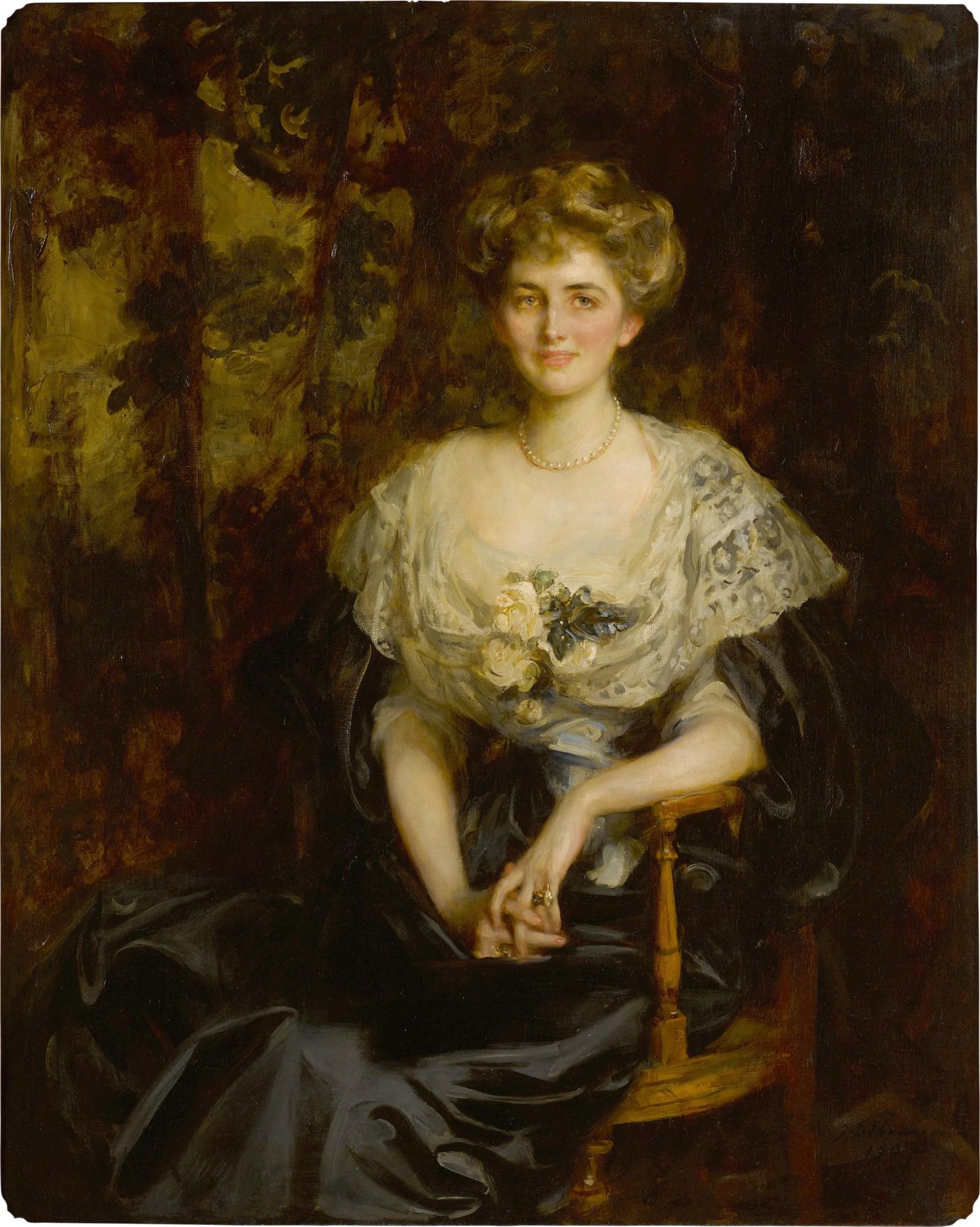 Sir James Jebusa Shannon R.A., R.B.A., R.H.A. - Portrait of Marjorie Merriweather Post