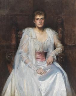 Sir James Jebusa Shannon, RA, RBA, RHA - Portrait of Lady Gundrede O\'Brien (nee de Trafford of Trafford Park)