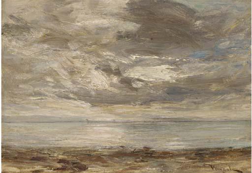 Sir James Lawton Wingate, P.R.S.A. - Pale sunset, Machrie