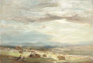 Sir James Lawton Wingate, P.R.S.A. - The hayfield