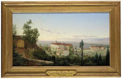 Sir James Lawton Wingate, P.R.S.A. - Villa Limonaia From Villa Ombrellino, Bellosguardo, Near Florence