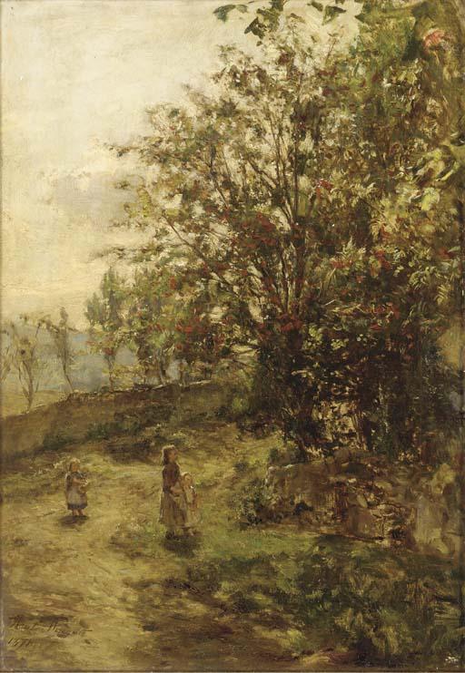 Sir James Lawton Wingate - Wandering Through The Orchard