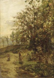 Sir James Lawton Wingate - Wandering Through The Orchard