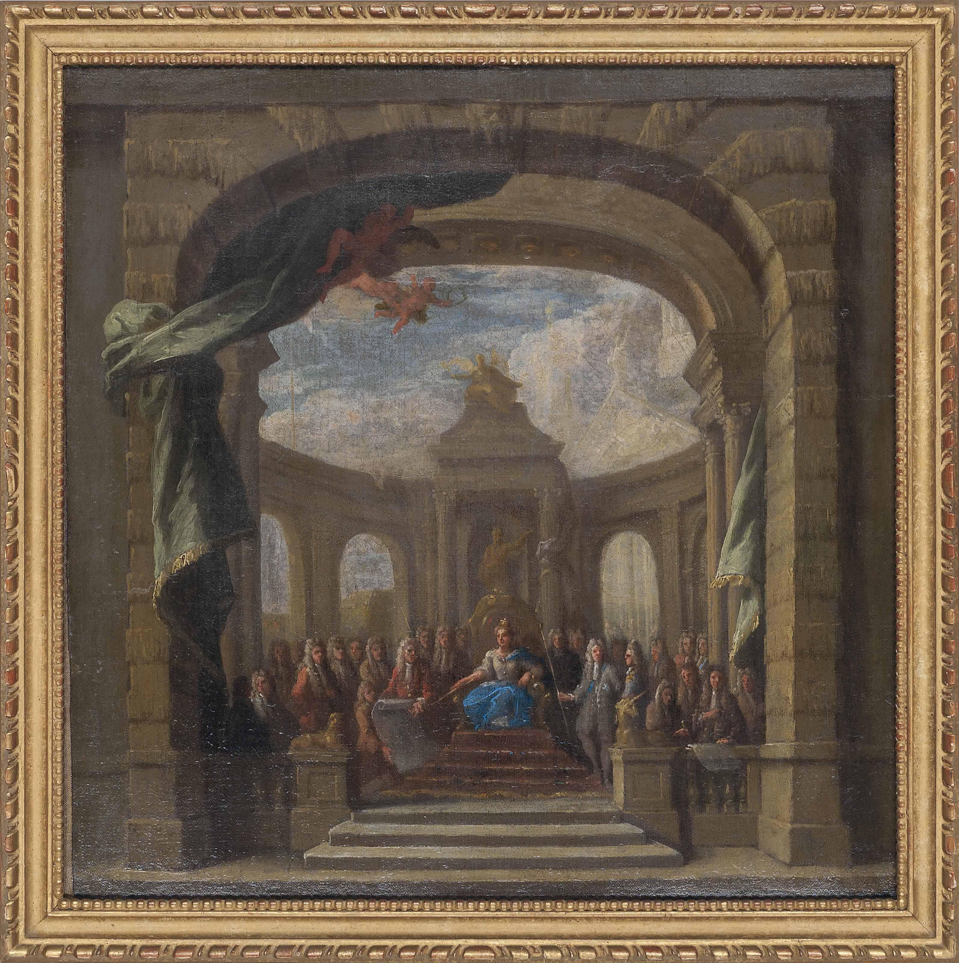 Sir James Thornhill - Queen Anne Enthroned