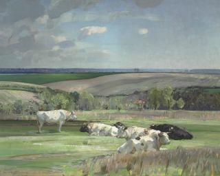 Sir John Alfred Arnesby Brown, R.A. - April