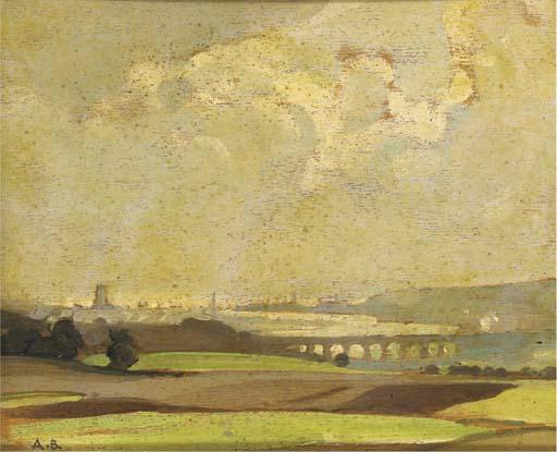 Sir John Alfred Arnesby Brown, R.A. - Border Bridge, Berwick