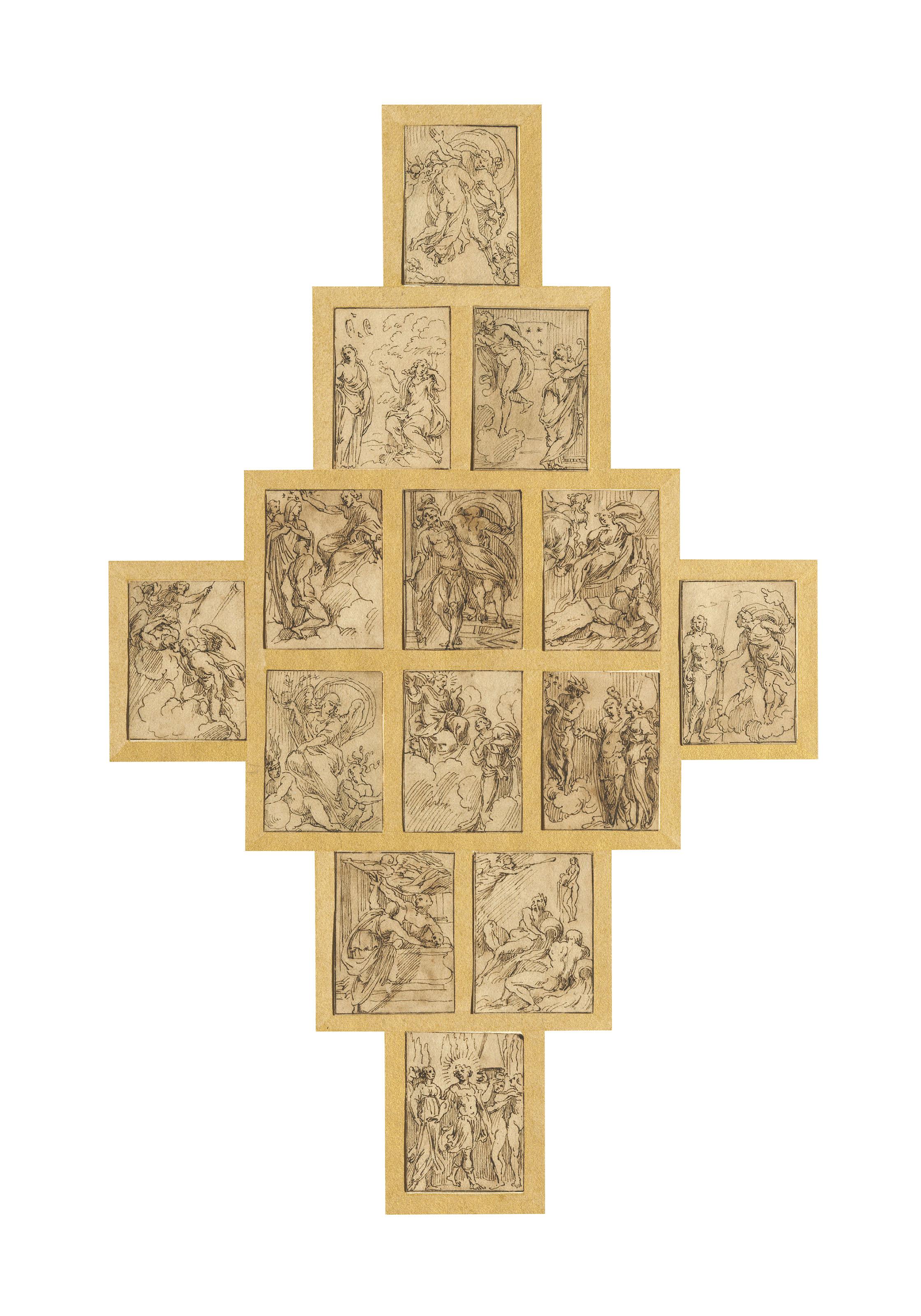 Sir John Baptist Medina - Fourteen mythological sketches