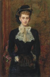 Sir John Everett Millais, Bt., P.R.A. - Countess de Pourtales, the former Mrs Sebastian Schlesinger