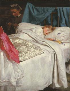 Sir John Everett Millais, Bt., P.R.A. - Sleeping