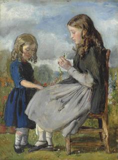 Sir John Everett Millais, Bt., P.R.A. - The Garland Weavers