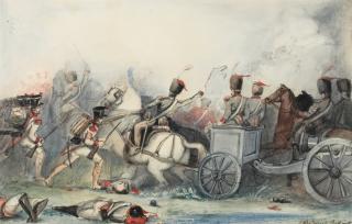 Sir John Everett Millais, P.R.A. - In The Midst Of Battle