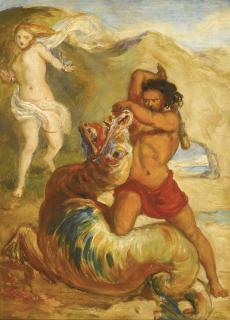 Sir John Everett Millais, P.R.A. - Perseus Saving Andromeda