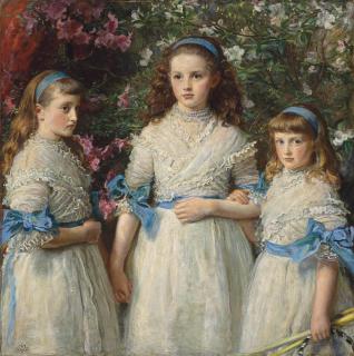 Sir John Everett Millais, P.R.A. - Sisters