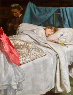 Sir John Everett Millais, P.R.A. - Sleeping